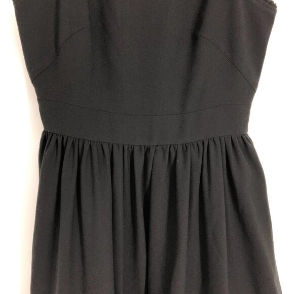 kate spade Black Sleeveless Ruffle Fit-&-Flare Mini Dress size 00 - Picture 7 of 16